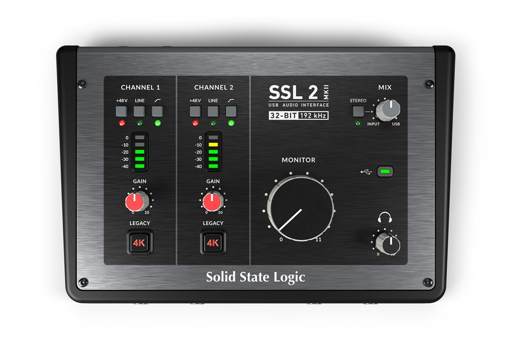 SSL 2 MKII professionellt ljudkort f�r musikproduktion