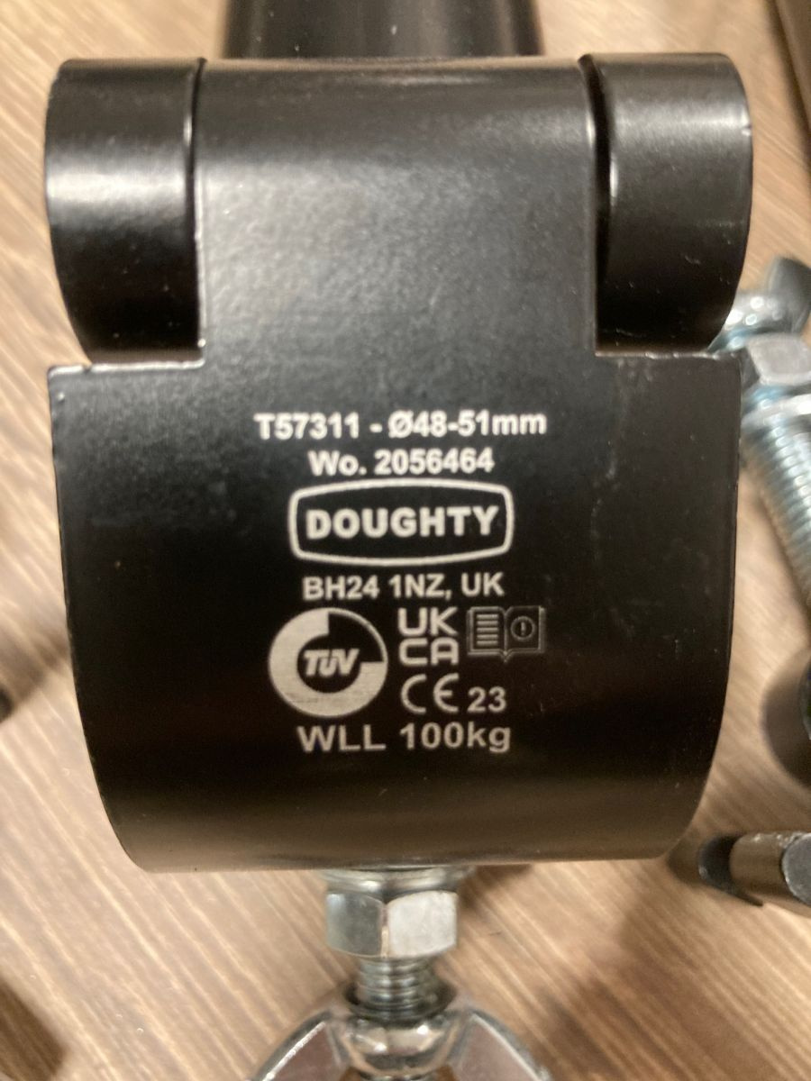 Doughty Boom Arm 250mm Black