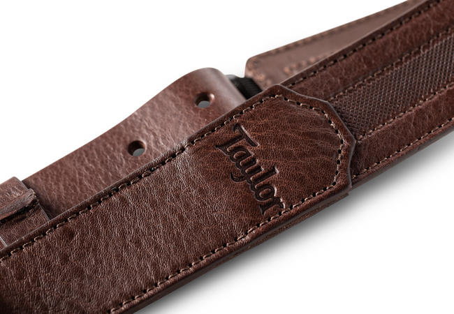 Taylor Slim Vegan Leather Strap - Chocolate Brown