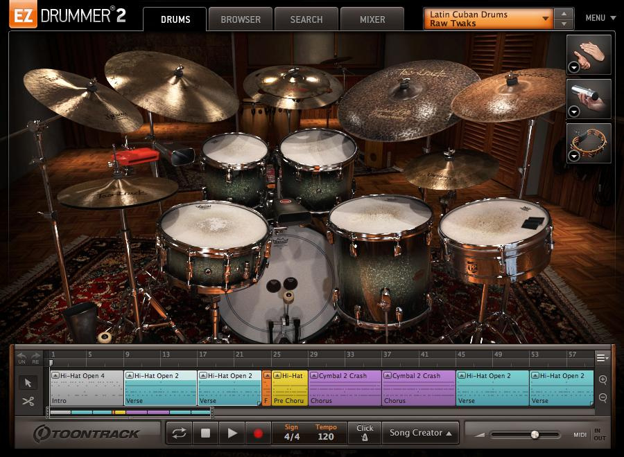 Toontrack Latin Cuban Drums EZX - Download