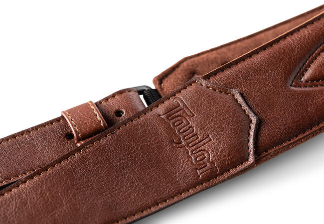 Taylor Vegan Leather Strap - Medium Brown