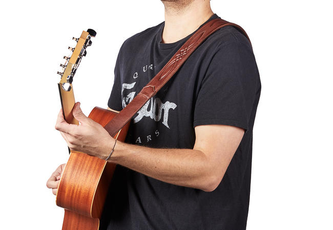 Taylor Vegan Leather Strap - Medium Brown