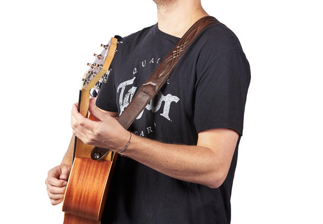 Taylor Vegan Leather Strap - Chocolate Brown