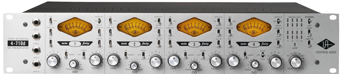 Universal Audio 4-710d Mikrofonf�rst�rkare