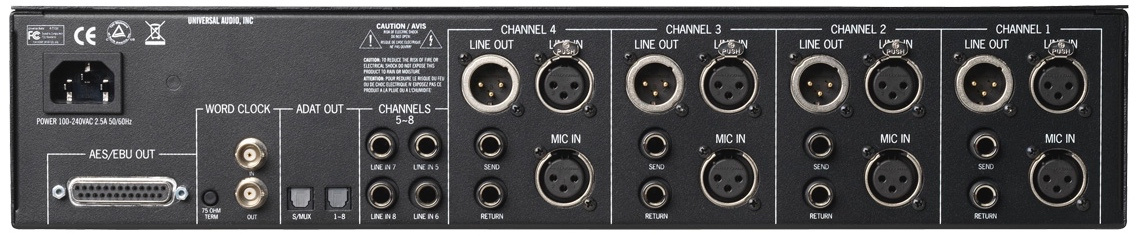 Universal Audio 4-710d Mikrofonf�rst�rkare