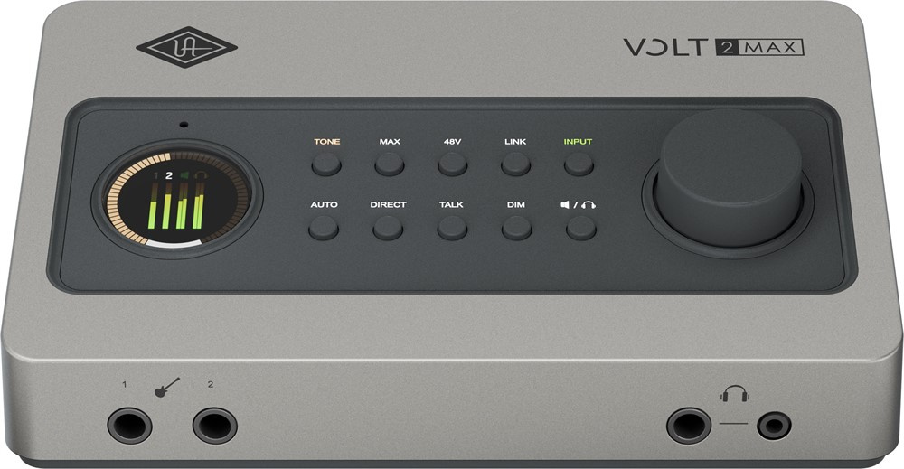 Universal Audio Volt 2 Max med två mikrofonförstärkare och Tone Shaping