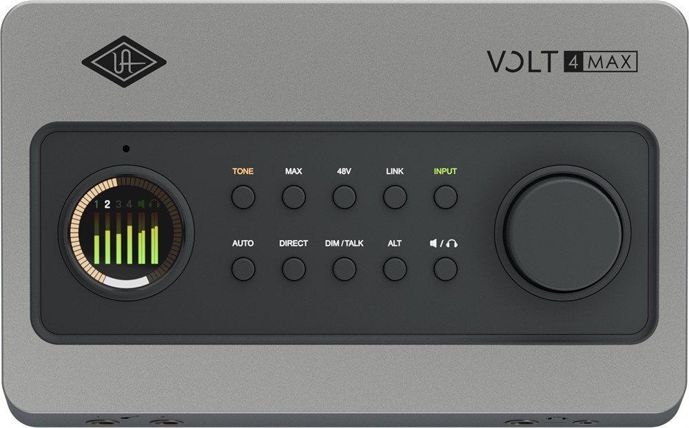 Universal Audio Volt 4 Max USB-ljudkort med 12 ingångar och 6 utgångar