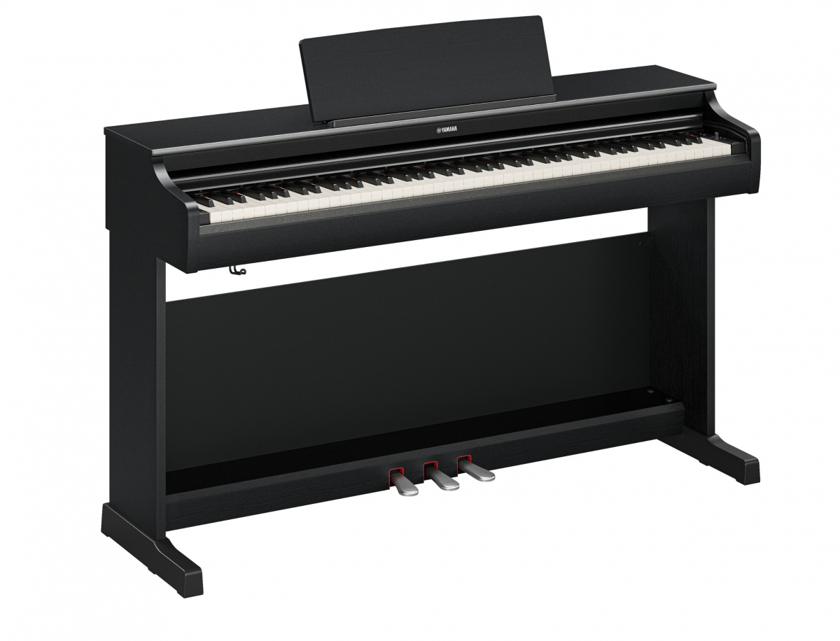 Yamaha YDP-166 digitalpiano i svart utf�rande