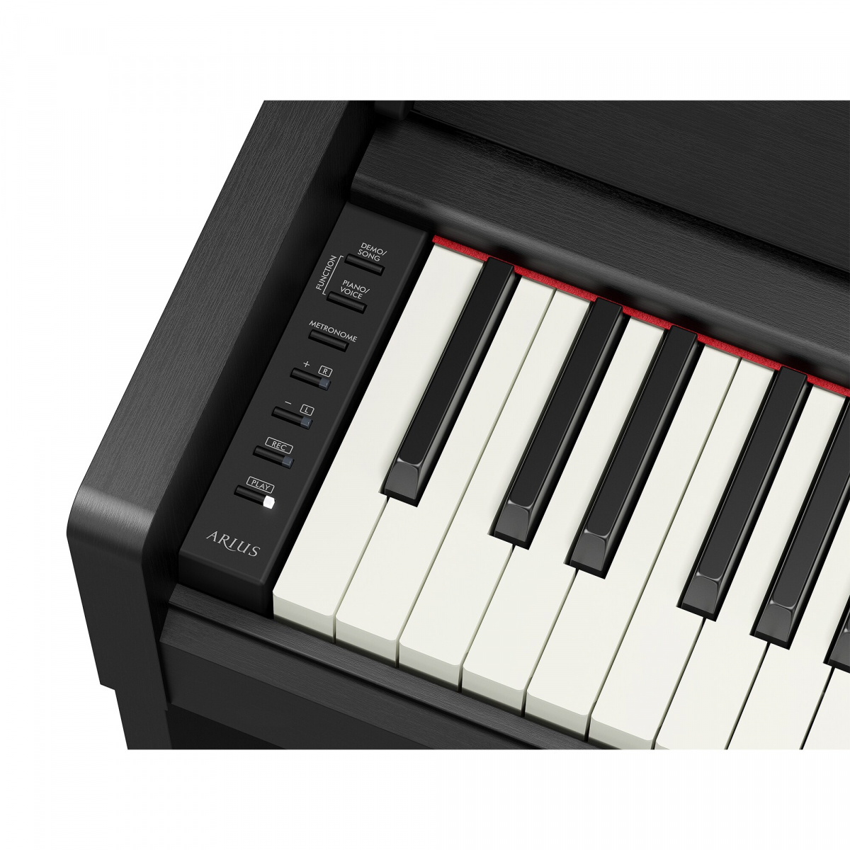 Yamaha YDP-S36 digitalpiano – detaljbild på klaviatur