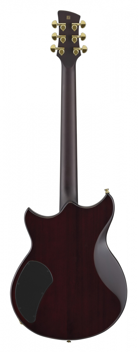 Baksidan av en Yamaha Matteo Mancuso RS20MM med DiMarzio PAF 36th Anniversary-pickuper