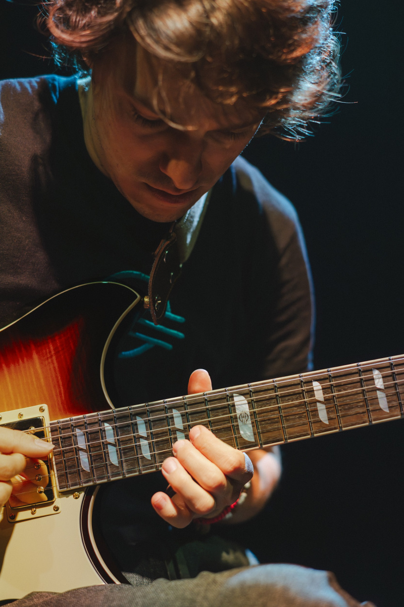 Yamaha Matteo Mancuso RS20MM med DiMarzio PAF 36th Anniversary-pickuper