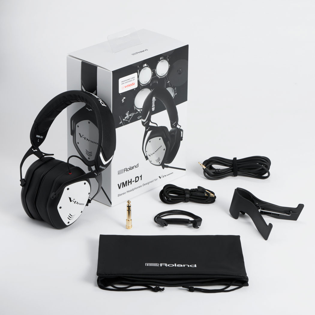 Roland VMH-D1 h�rlurar med tillbeh�r f�r digitala trummor